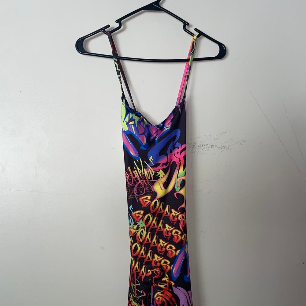 Jaded london printed spaghetti strap